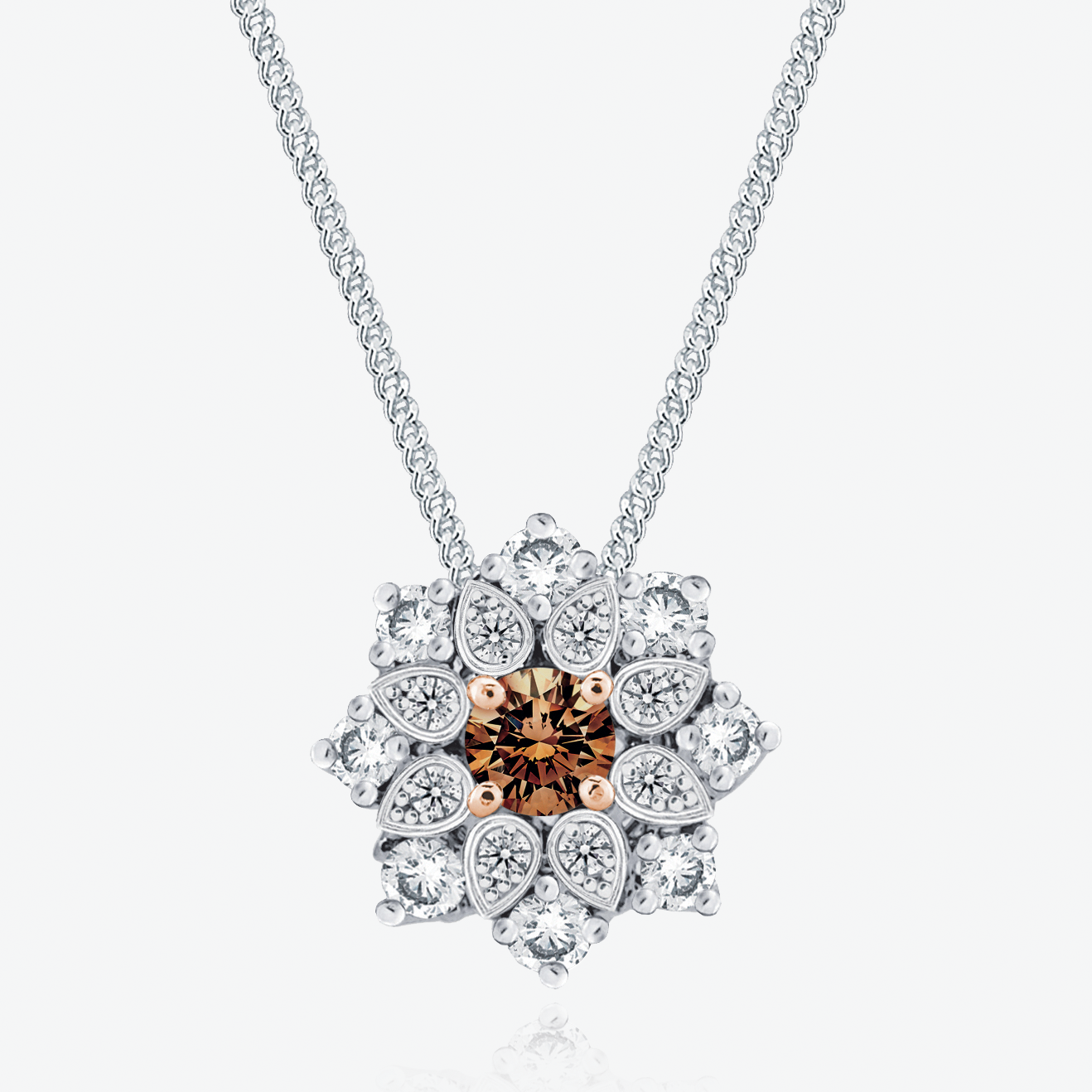 Chocolate Snowflake Pendant - 18WR