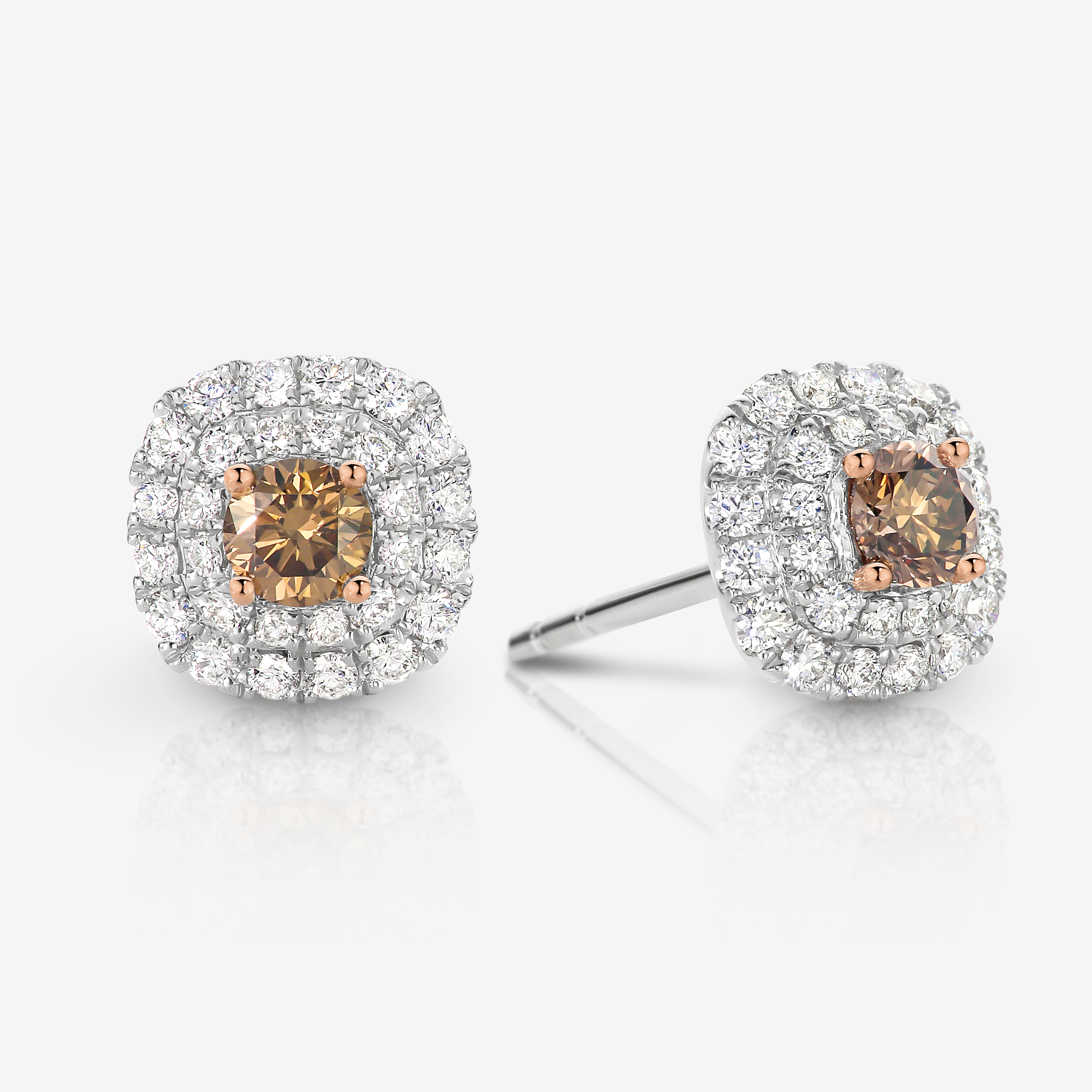Double Halo Earrings - 9WR