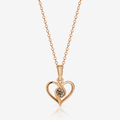 Infinity Heart Pendant - 9RG