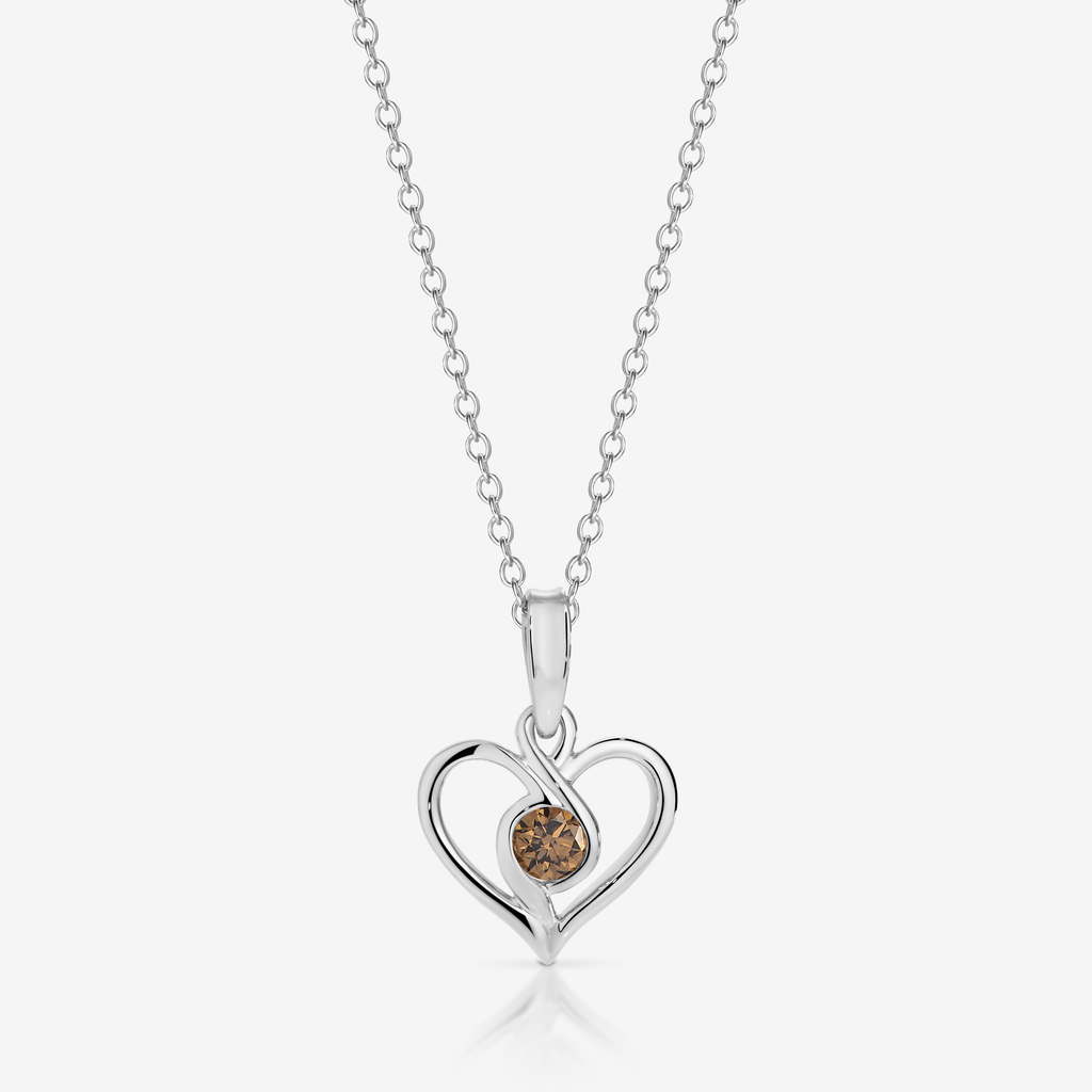 Infinity Heart Pendant - 9WG