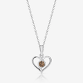 Infinity Heart Pendant - 9WG