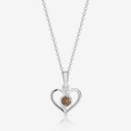 Infinity Heart Pendant - 9WG