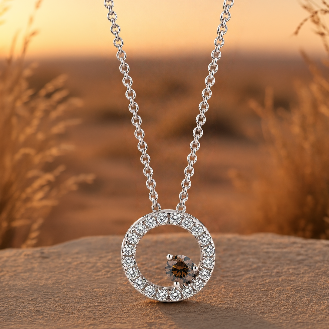 Circle of Love Pendant - 9WG