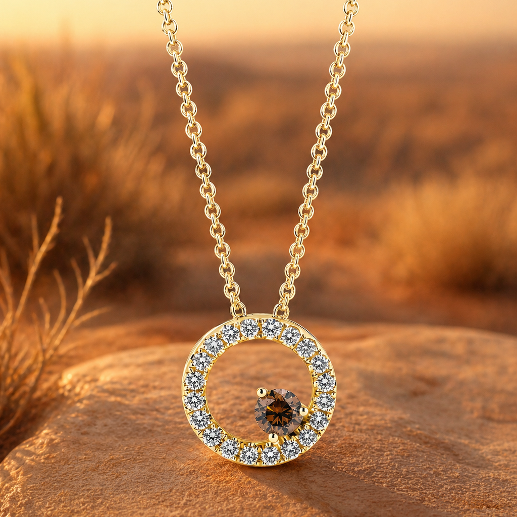 Circle of Love Pendant - 9YG