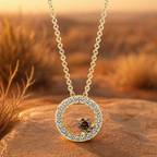 Circle of Love Pendant - 9YG