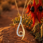 Desert Pea Pendant - 9YW