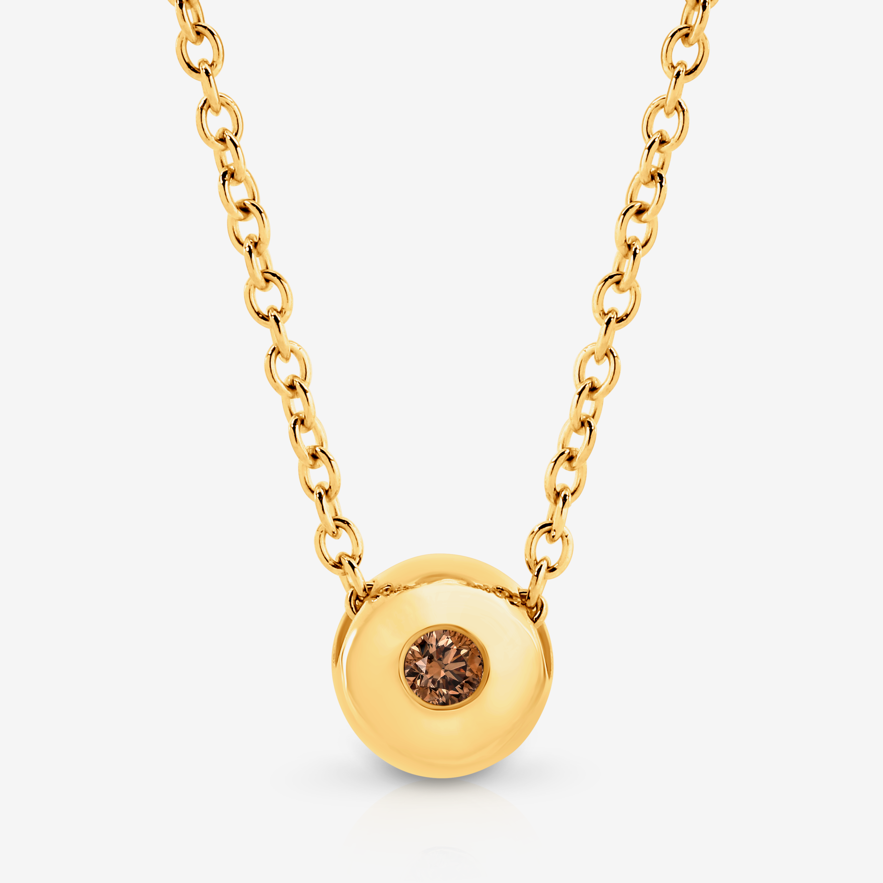 Chocolate Bubble Necklace - 9YG