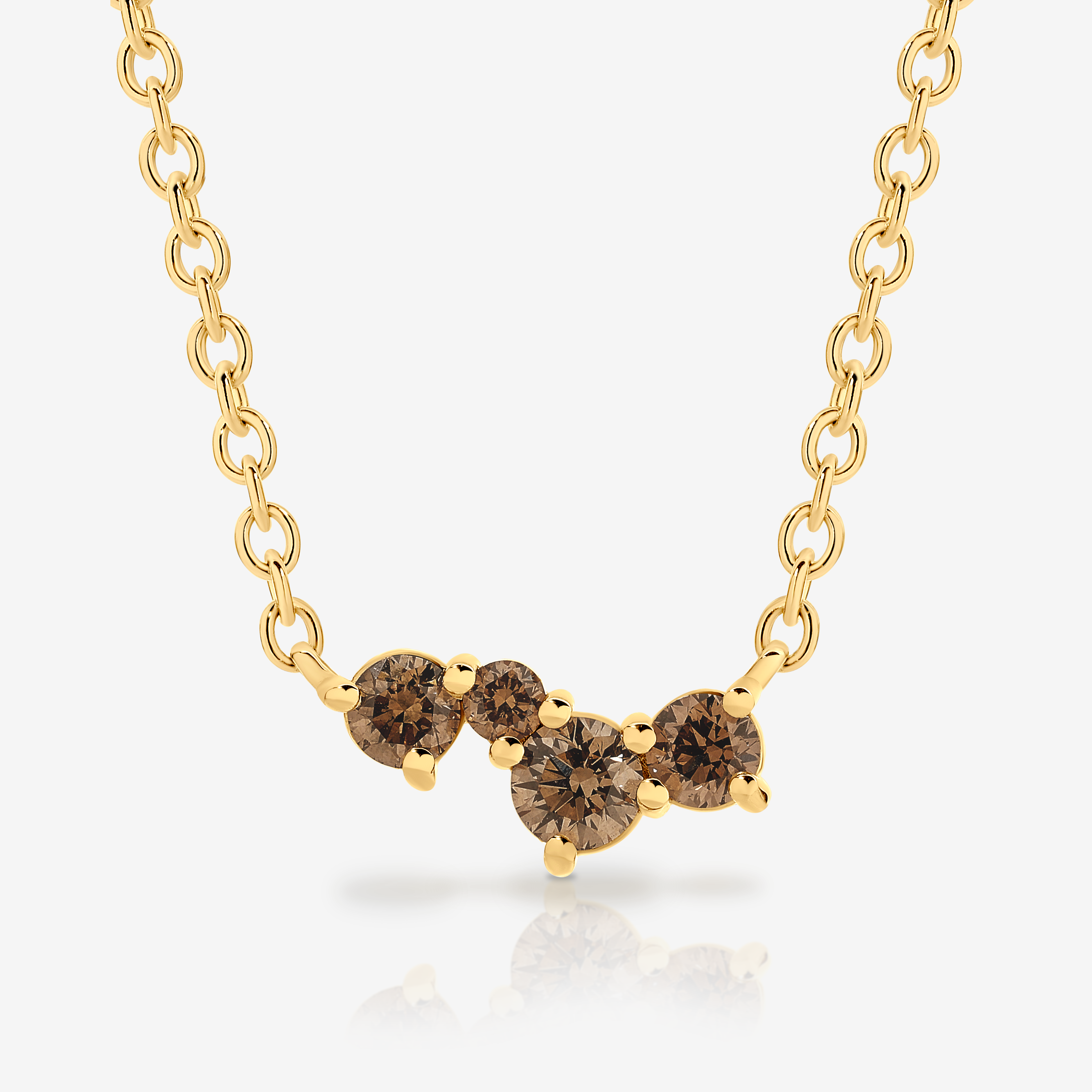 Sunshine Wattle Necklace - 9YG