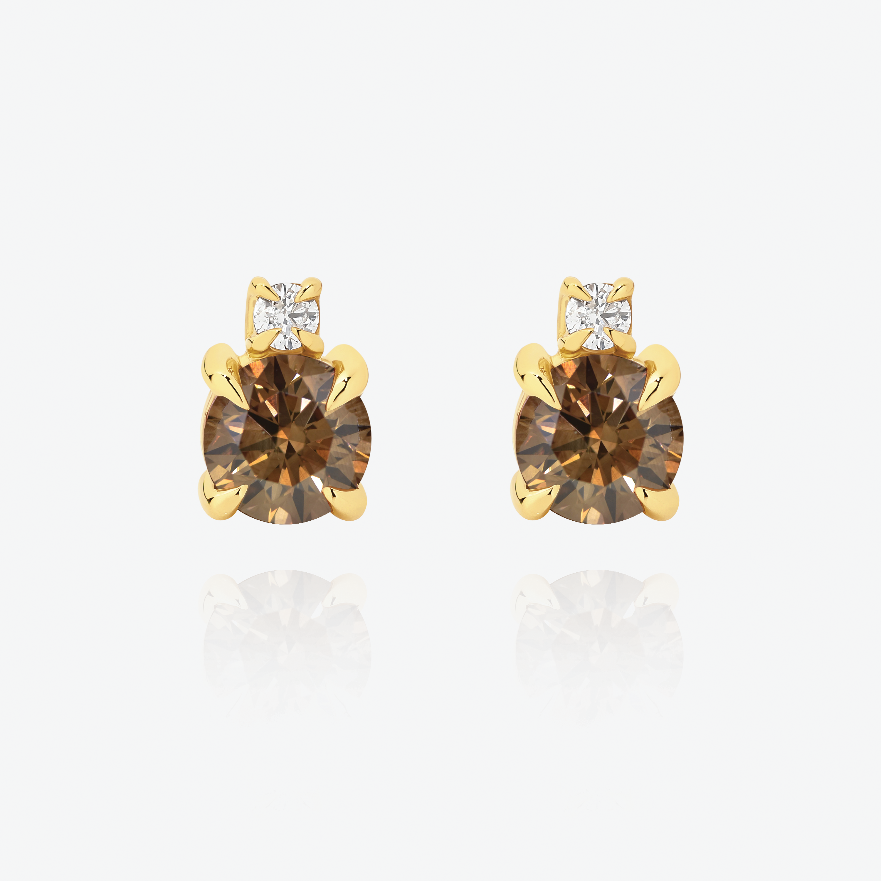 Golden Dusk Earrings - 9YG