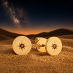 Desert Star Earrings - 9YG