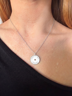 Rare · Timeless · True Meaning Pendant worn at the neckline