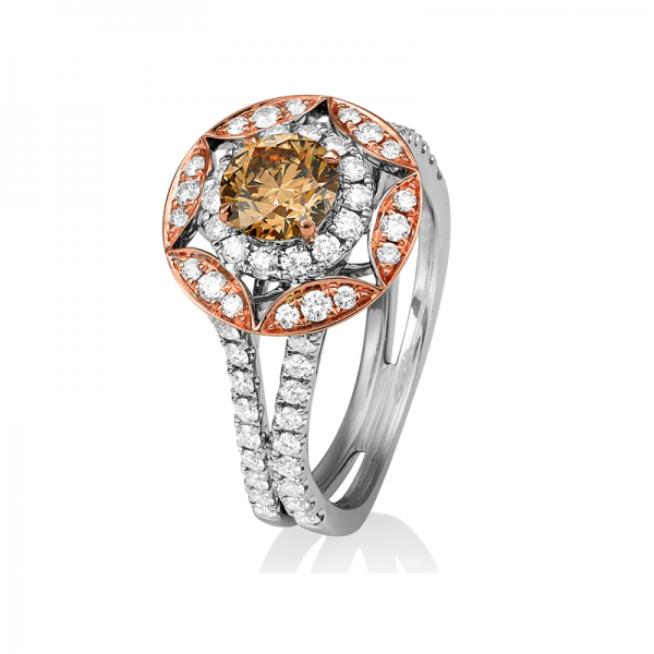 Grand Jete Chocolate Diamond Ring