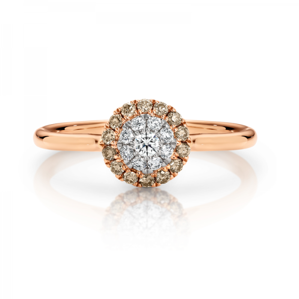 pirouette chocolate diamond ring